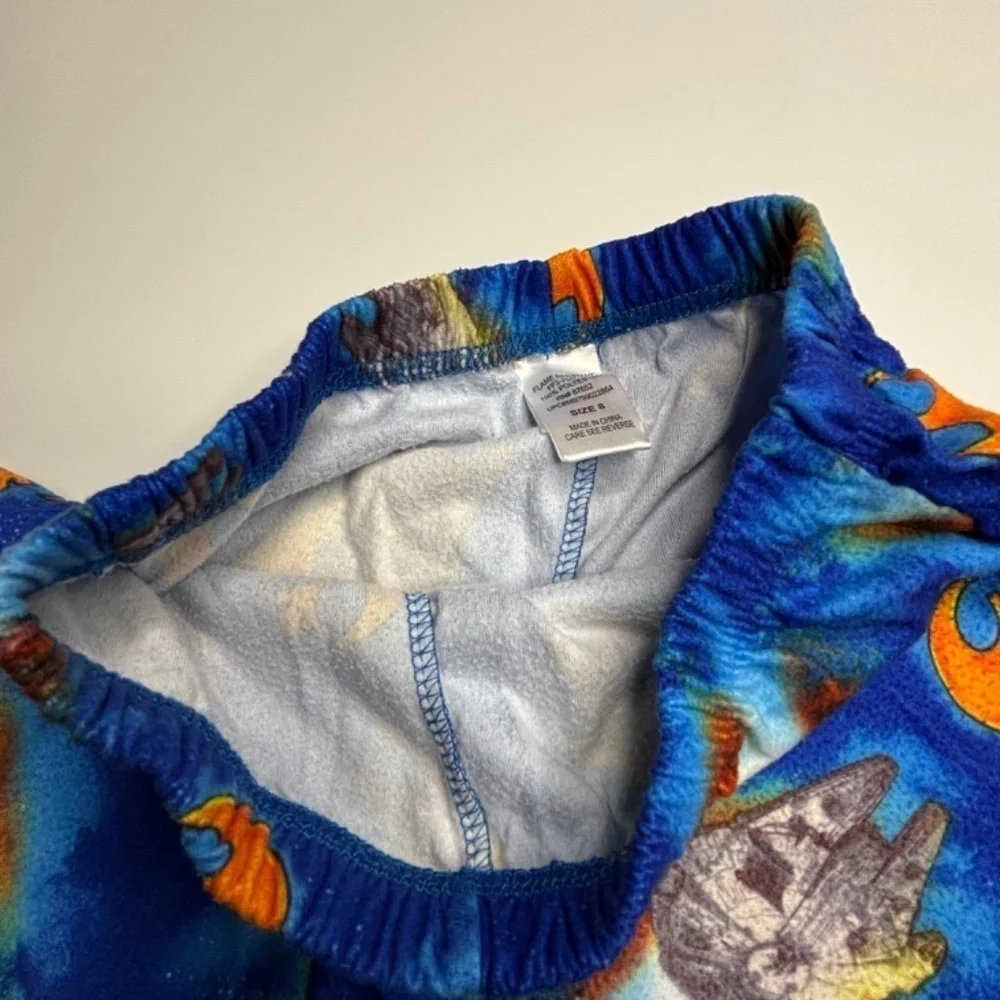 Star Wars Boys Pajama Set Size 8 Top and Bottom
